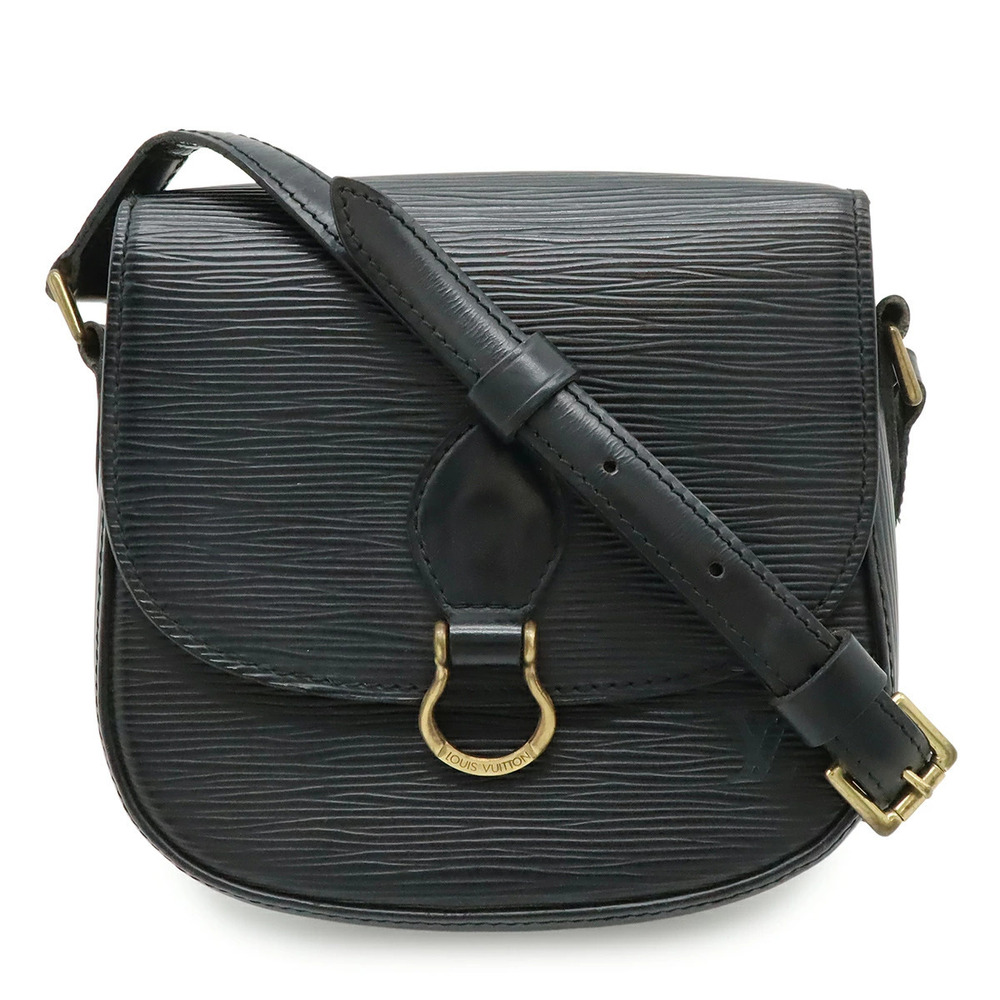 LOUIS VUITTON Epi Saint Cloud Crossbody Bag Leather Noir Black